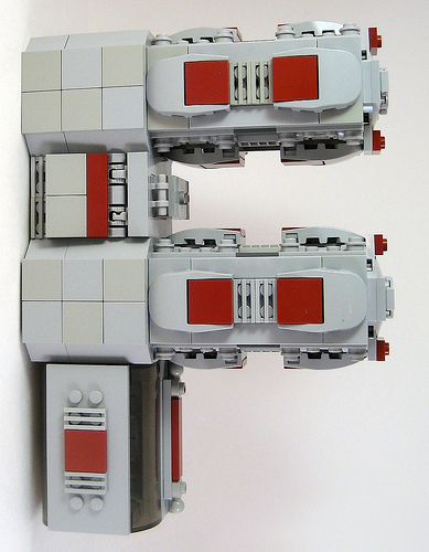 Illustration for article titled Lego Spaceships Spell Out the Alphabet